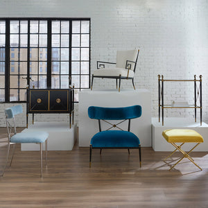   Linen Upholstered Accent Chair | Oroa.com