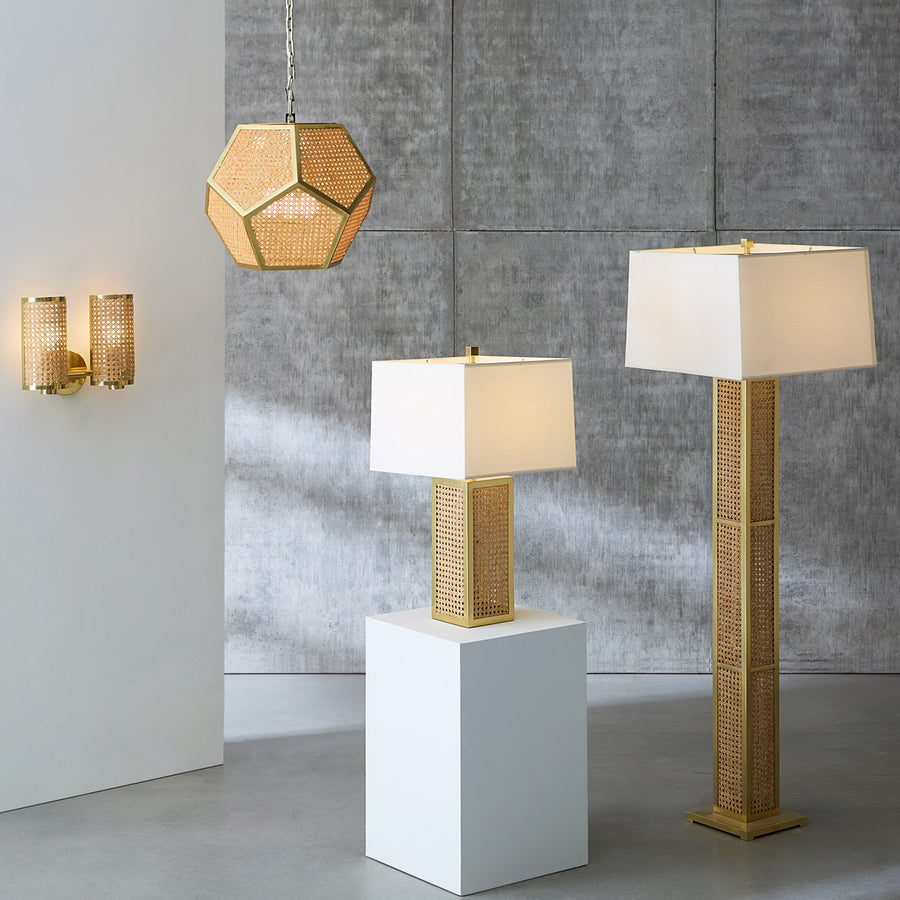   Caned Rattan Pendant Lamp | Oroa.com