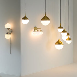   Three-Light Glass Wall Lamp | Oroa.com
