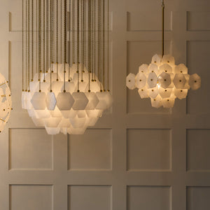   Hexagonal Glass Diamond Chandelier | Oroa.com