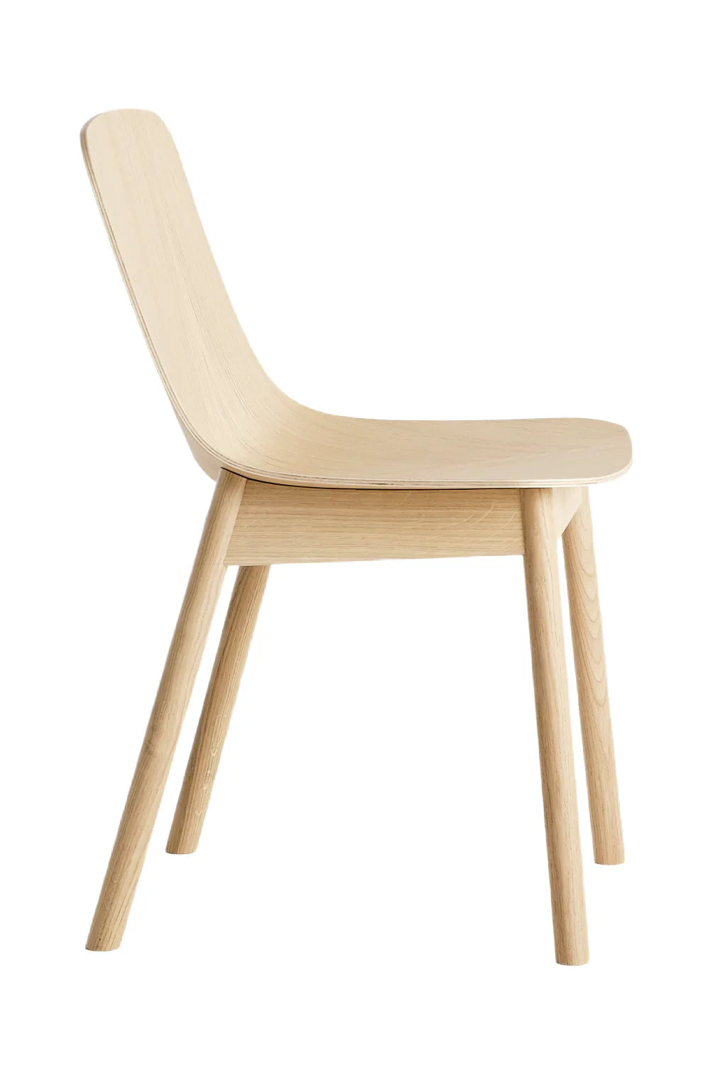   White Oak Minimalist Dining Chair | Oroa.com
