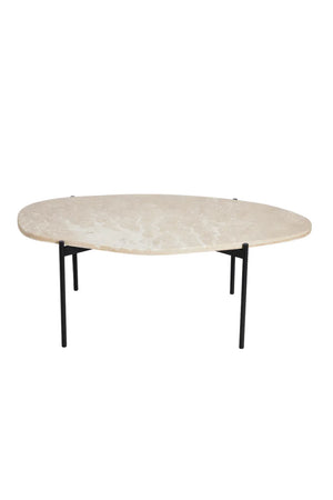   Travertine Organic Occasional Table L | Oroa.com