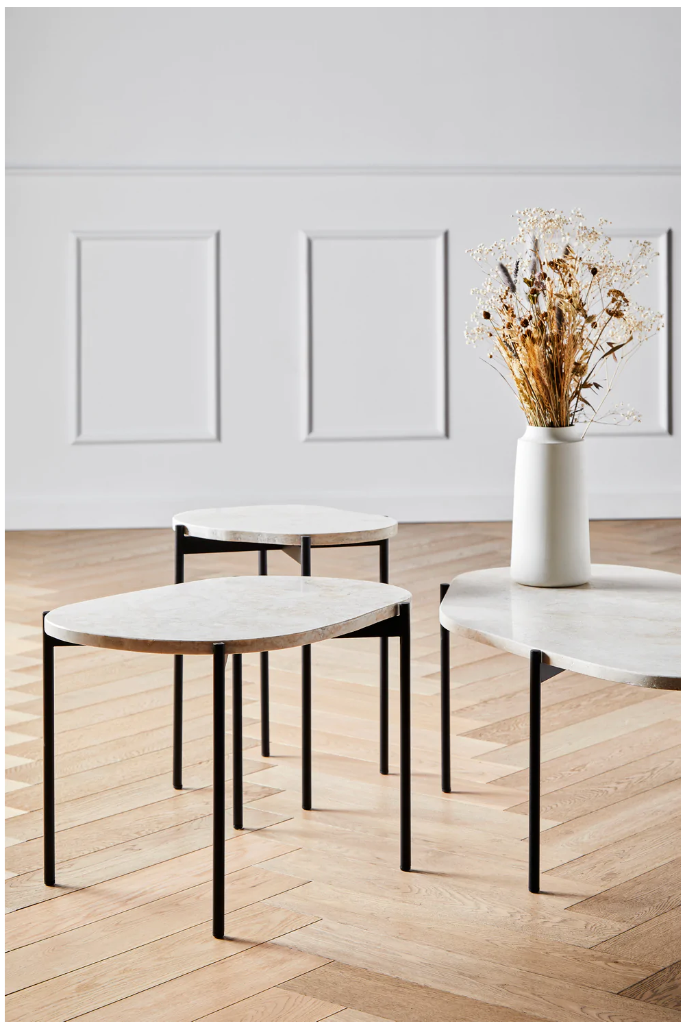   Travertine Organic Occasional Table L | Oroa.com
