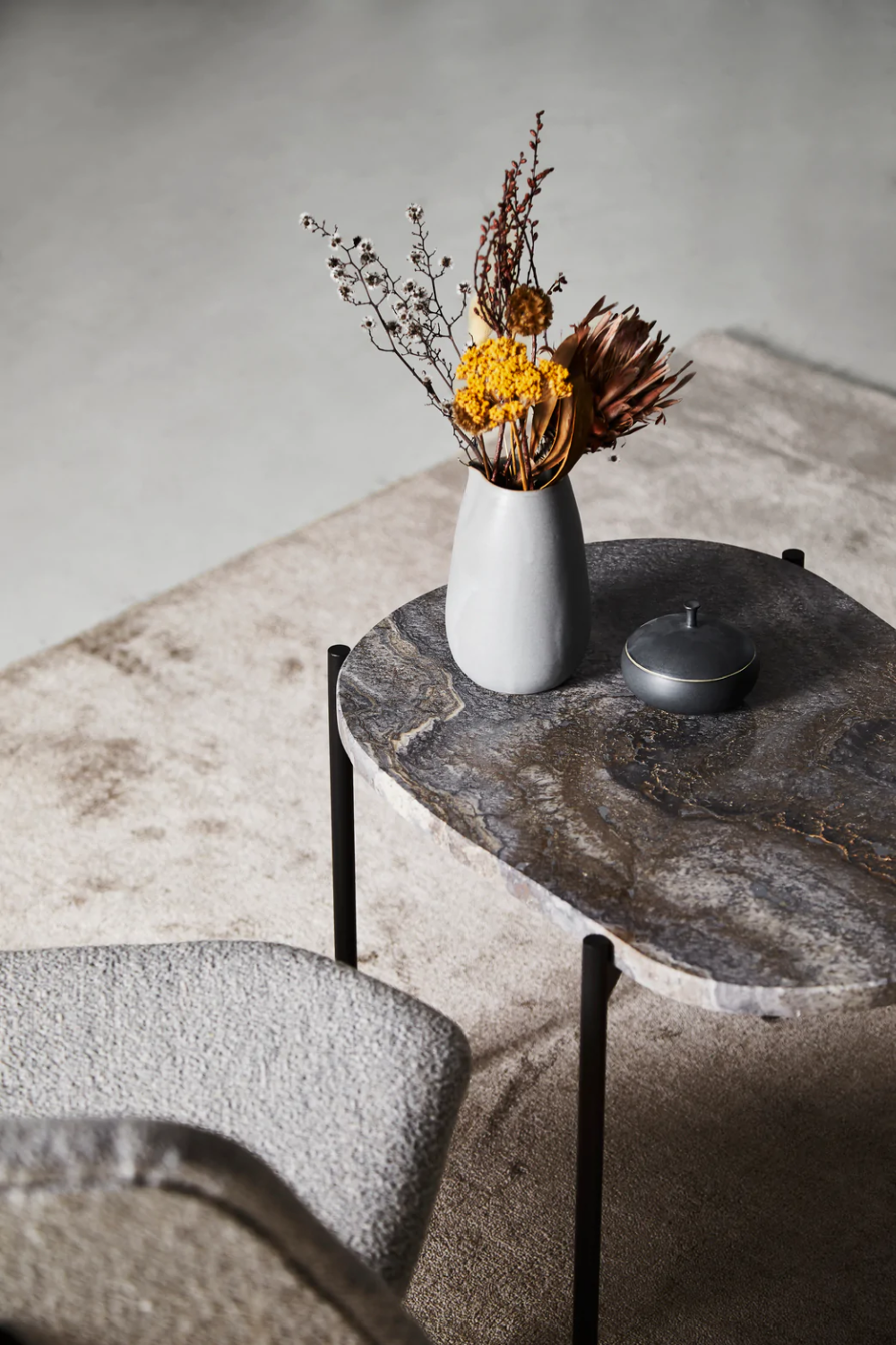   Travertine Organic Occasional Table S | Oroa.com
