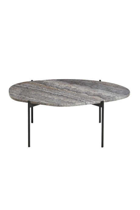   Travertine Organic Occasional Table L | Oroa.com