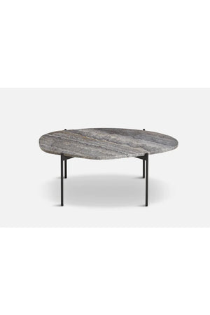   Travertine Organic Occasional Table L | Oroa.com
