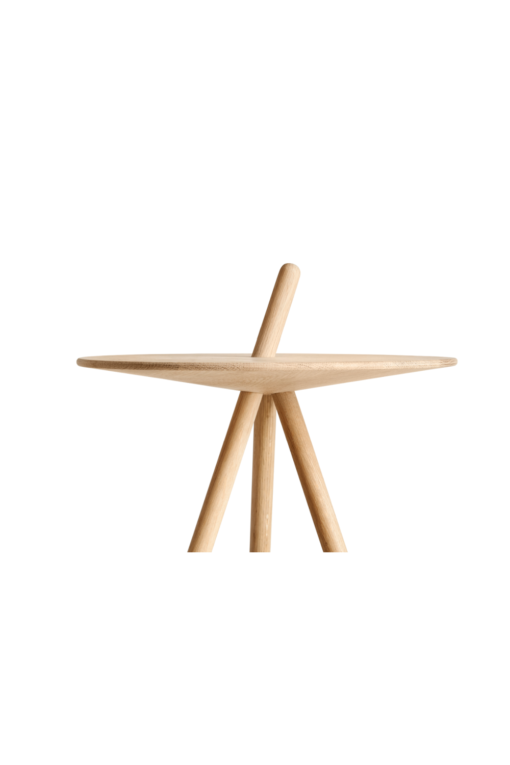   Oak Tripod Side Table | Oroa.com