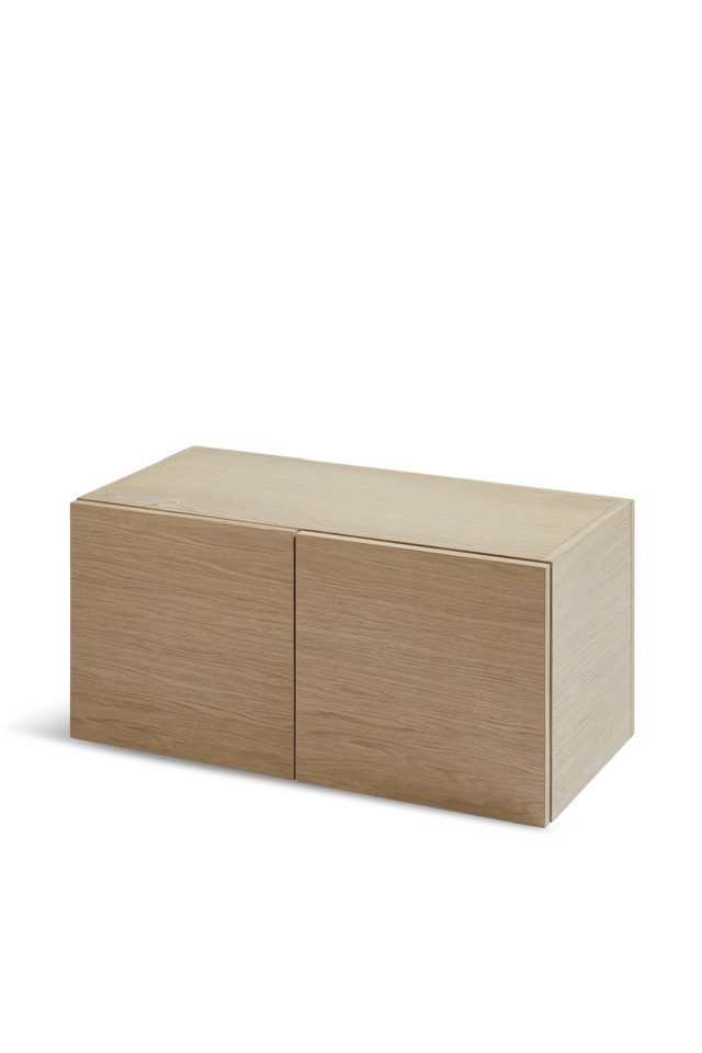 Oak 2-Door Modular Cabinet | WOUD Elevate | OROA.com