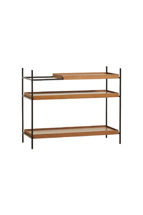   Walnut Tray Shelving System | Oroa.com