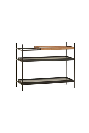   Walnut Tray Shelving System | Oroa.com