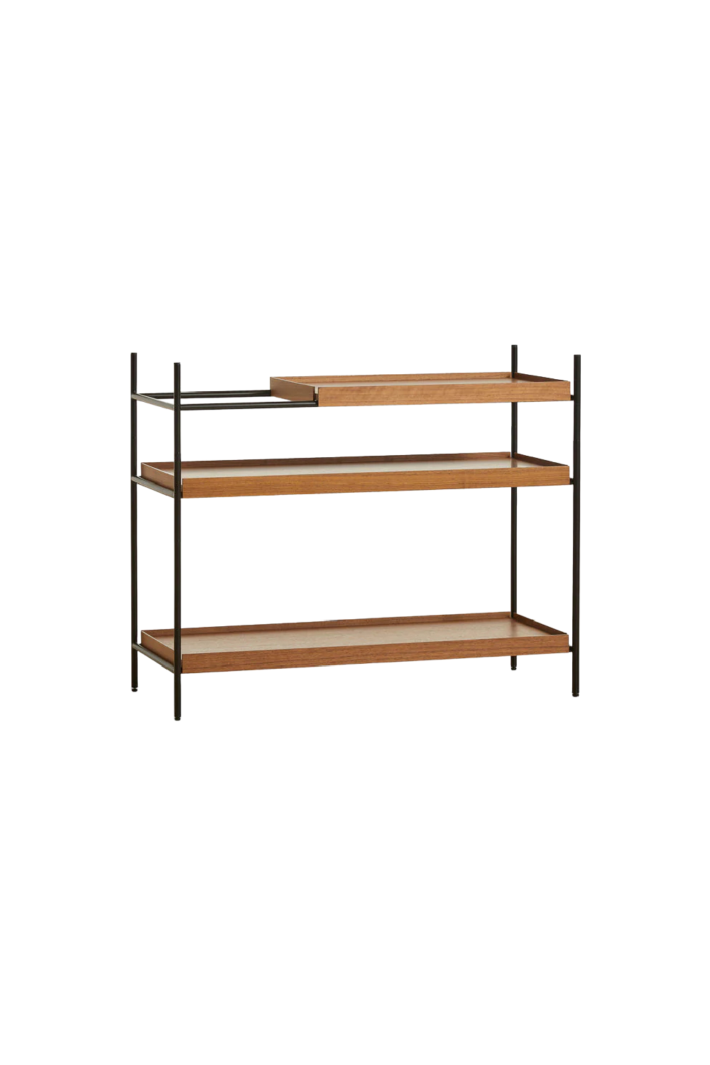   Walnut Tray Shelving System | Oroa.com