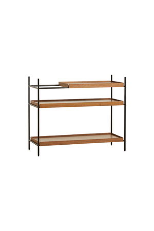   Walnut Tray Shelving System | Oroa.com