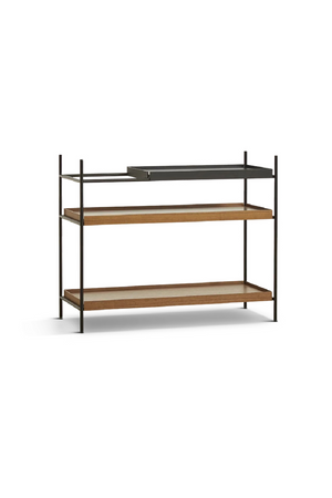   Walnut Tray Shelving System | Oroa.com