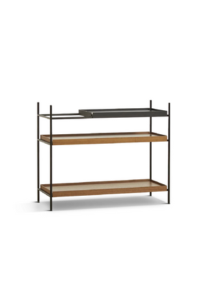   Walnut Tray Shelving System | Oroa.com