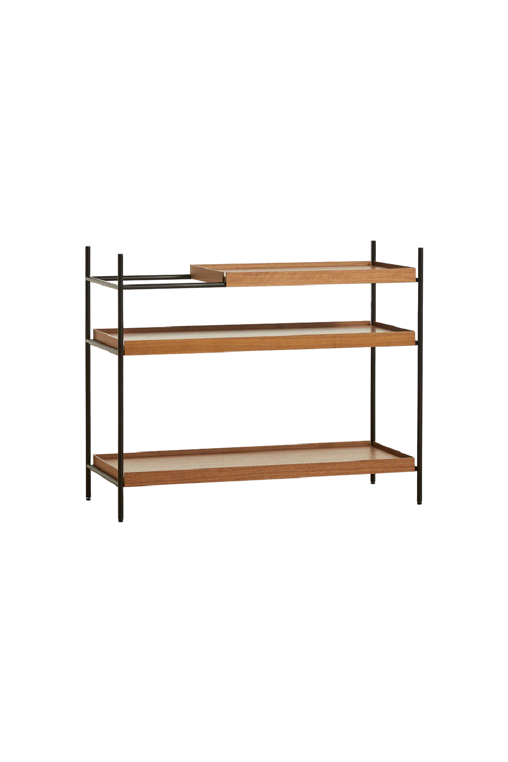   Walnut Tray Shelving System | Oroa.com