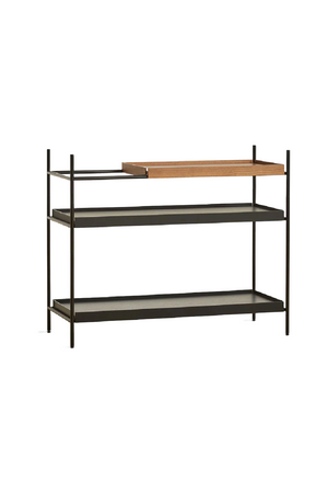   Walnut Tray Shelving System | Oroa.com