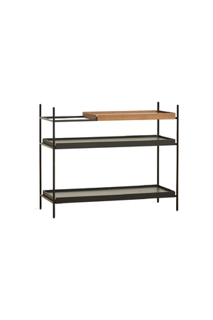   Walnut Tray Shelving System | Oroa.com