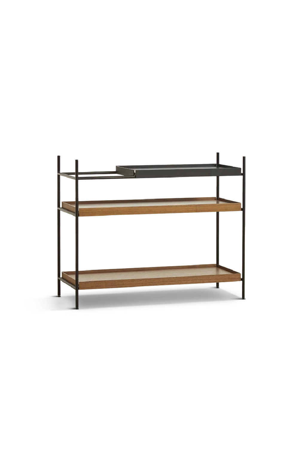   Walnut Tray Shelving System | Oroa.com