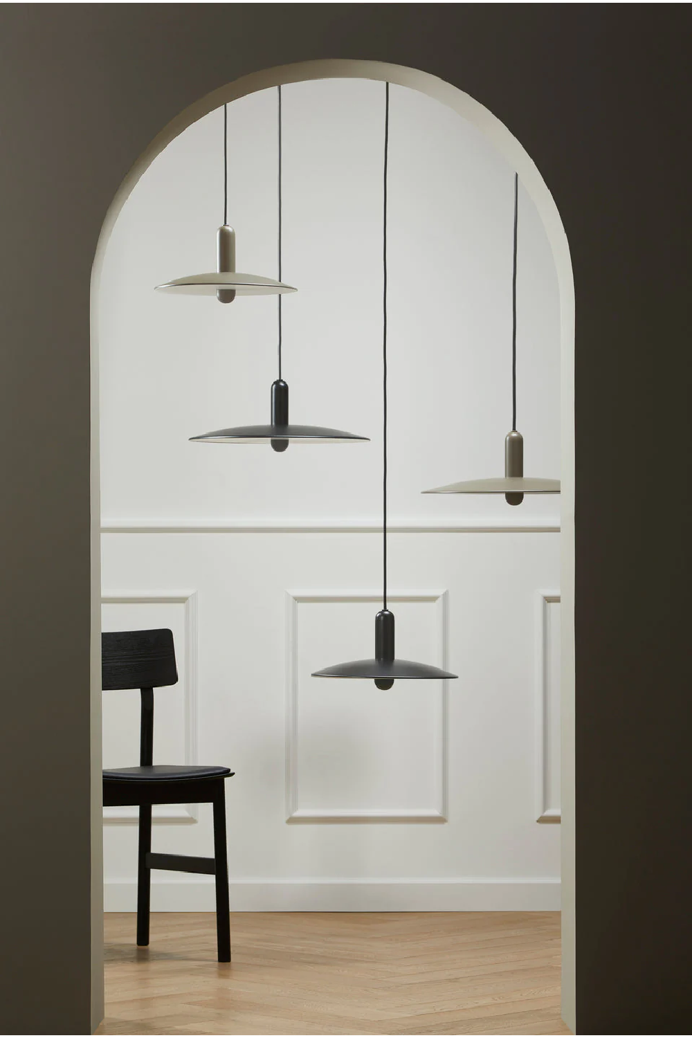   Taupe Modern Pendant Lamp S | Oroa.com
