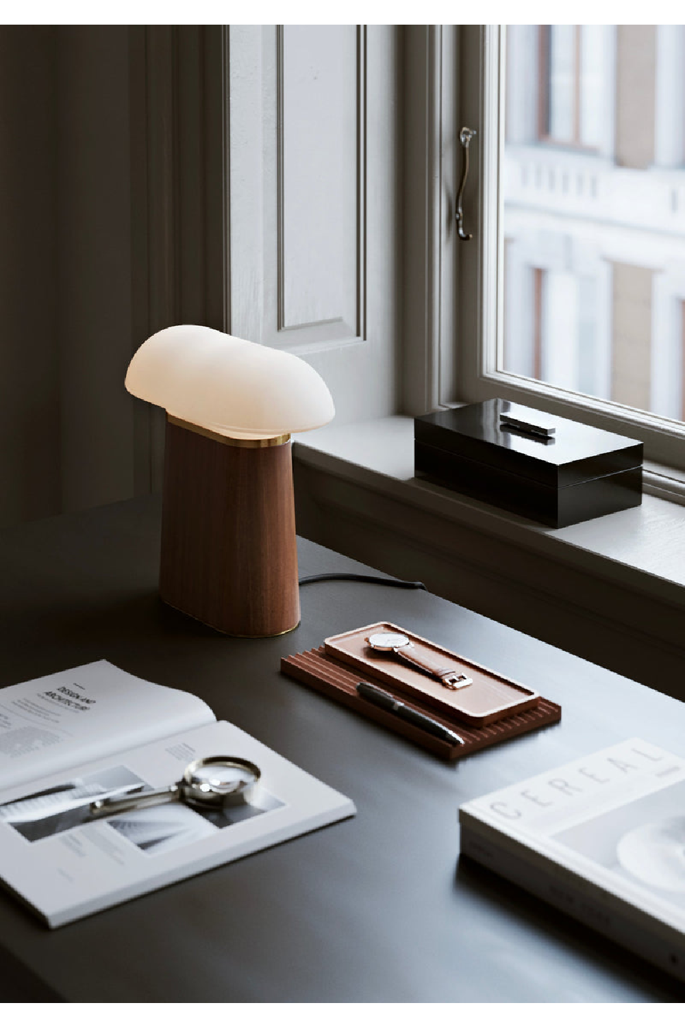   Glass Shade Table Lamp | Oroa.com