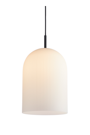   White Glass Contemporary Pendant Lamp | Oroa.com