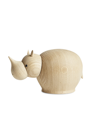   Oak Rhinoceros Sculpture | Oroa.com
