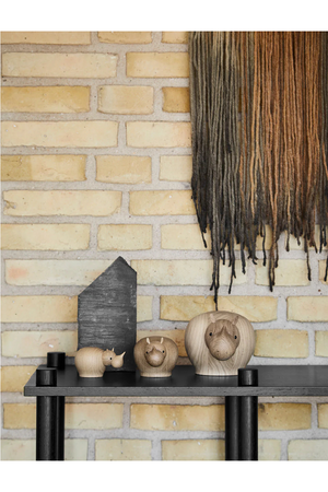   Oak Rhinoceros Sculpture | Oroa.com