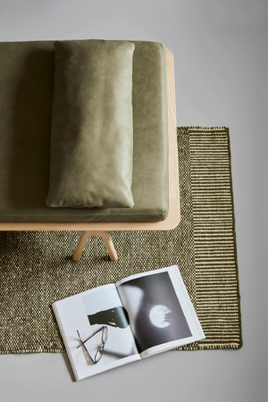   Green Woven Area Rug | Oroa.com