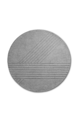   Round Hand-Tufted Wool Rug (Ø: 200 CM) | Oroa.com
