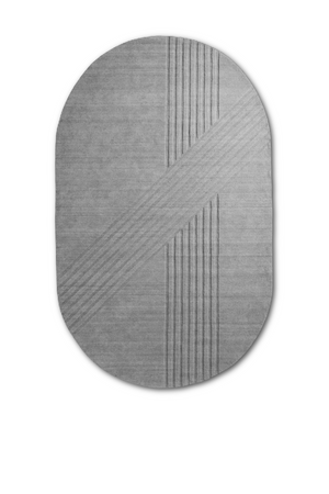   Oval Hand-Tufted Wool Rug 6'10 x 12' | Oroa.com