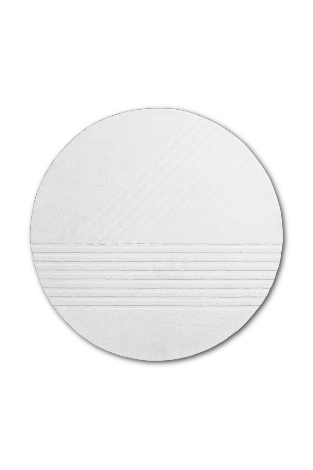   Round Hand-Tufted Wool Rug (Ø: 250 CM) | Oroa.com