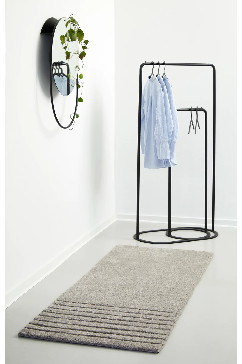   Gray Wool Area Rug | Oroa.com