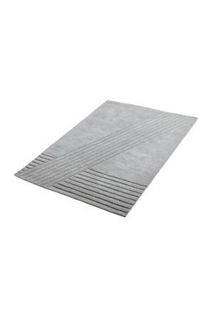   Gray Wool Area Rug | Oroa.com