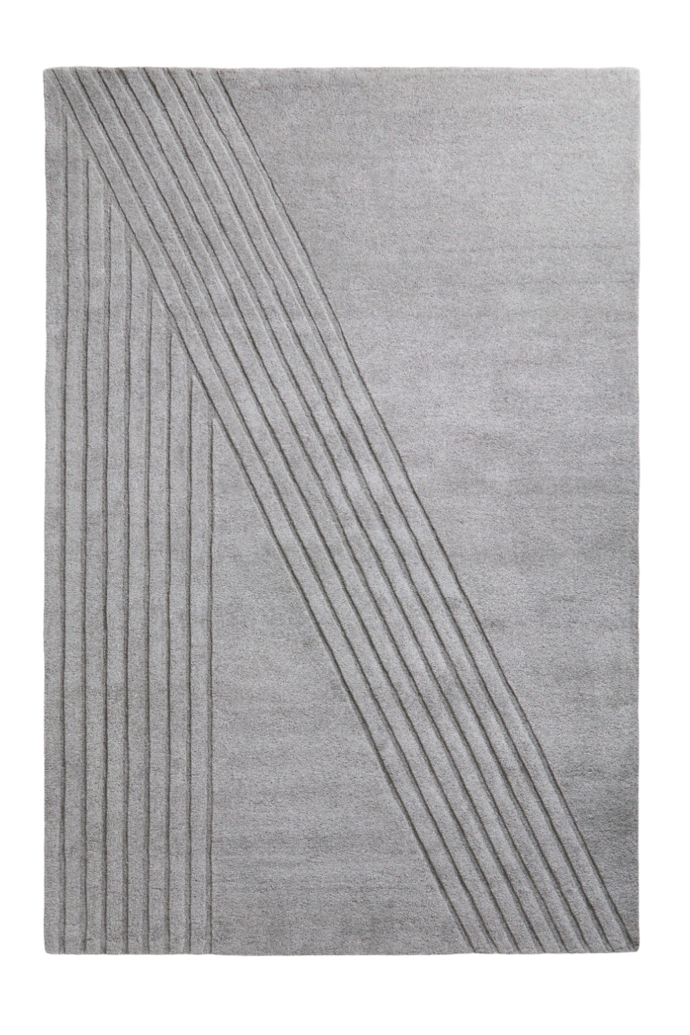   Gray Wool Area Rug | Oroa.com