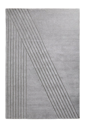   Gray Wool Area Rug | Oroa.com