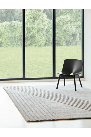  Gray Wool Area Rug | Oroa.com
