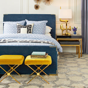   Velvet Seat Bench | Oroa.com