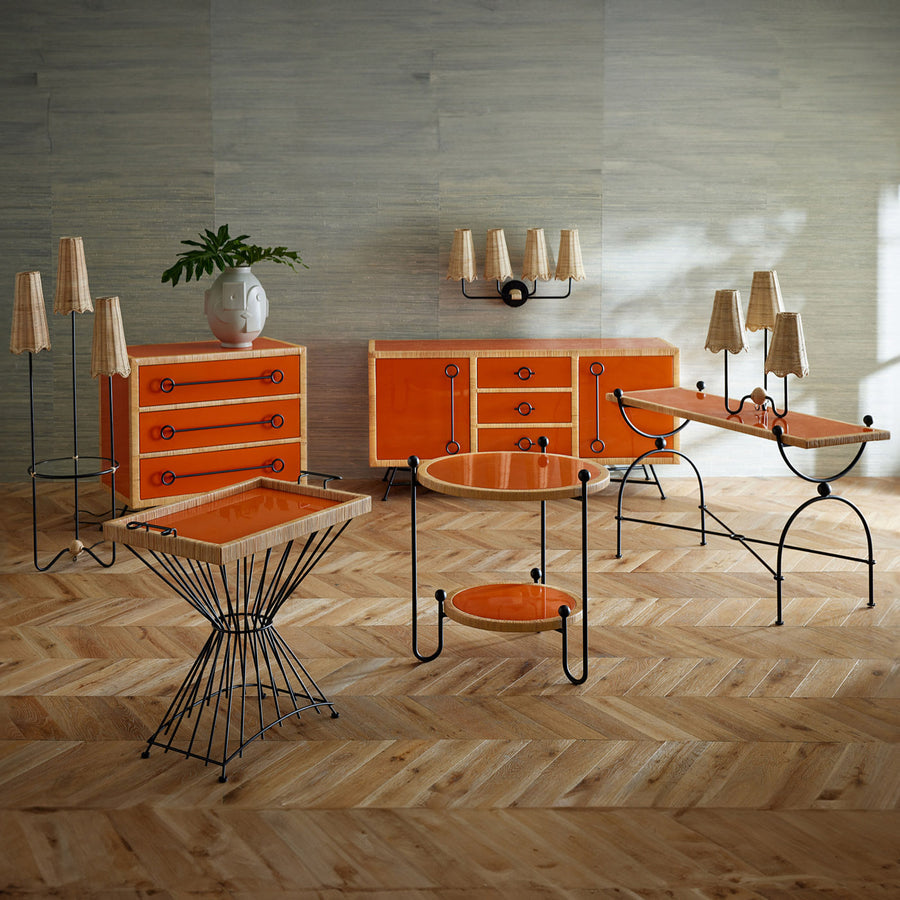   Rattan Peel Orange Sideboard | Oroa.com