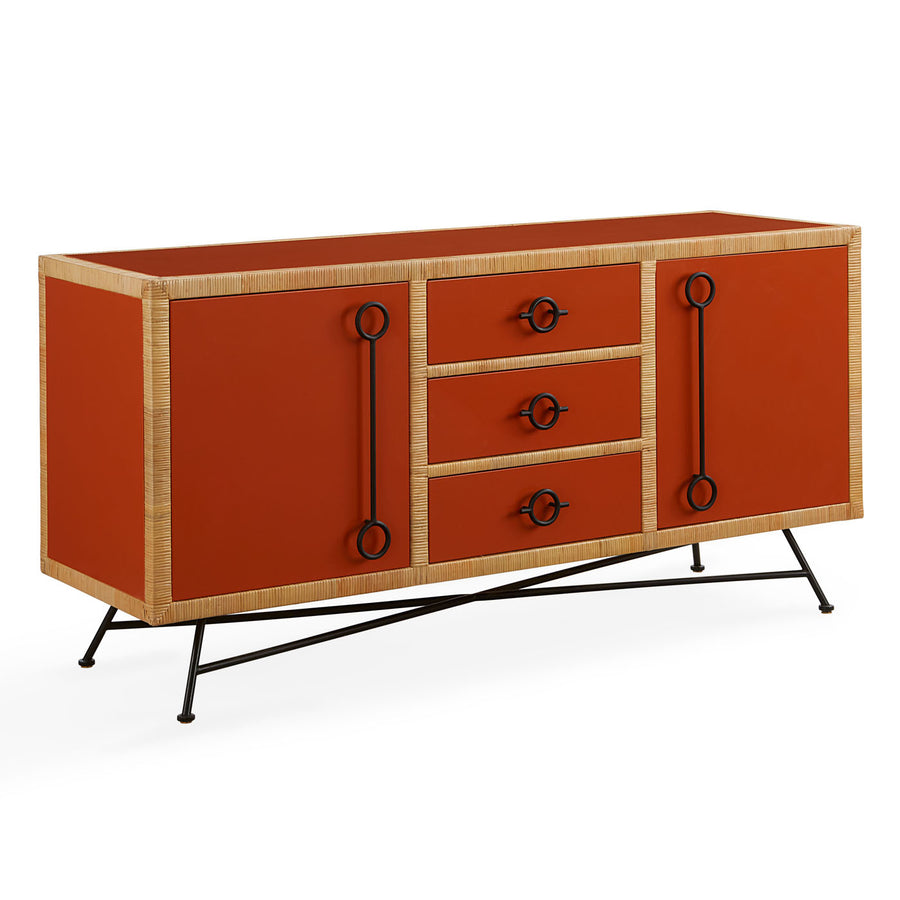   Rattan Peel Orange Sideboard | Oroa.com