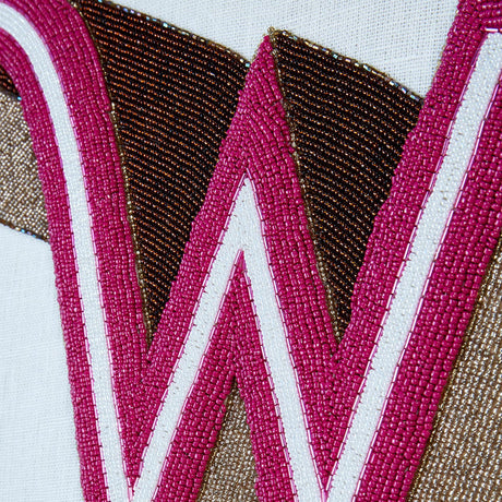   Multicolored Typography Beaded Art | Oroa.com