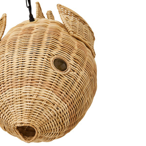   Wicker Pendant Lamp S | Oroa.com