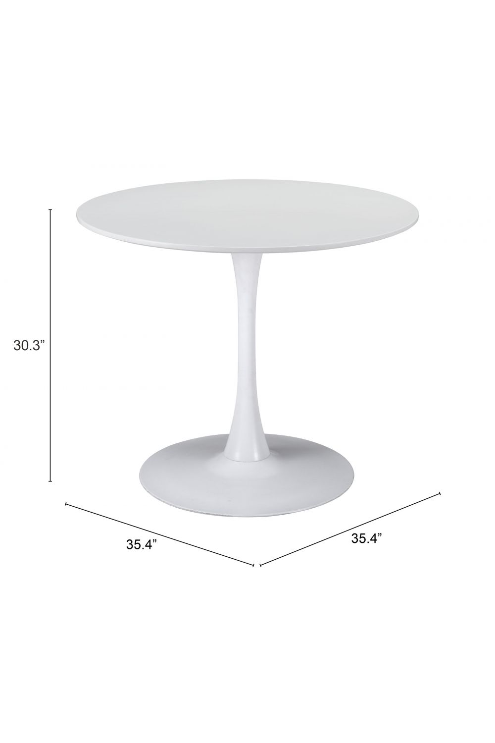  Round Pedestal Dining Table | Oroa.com