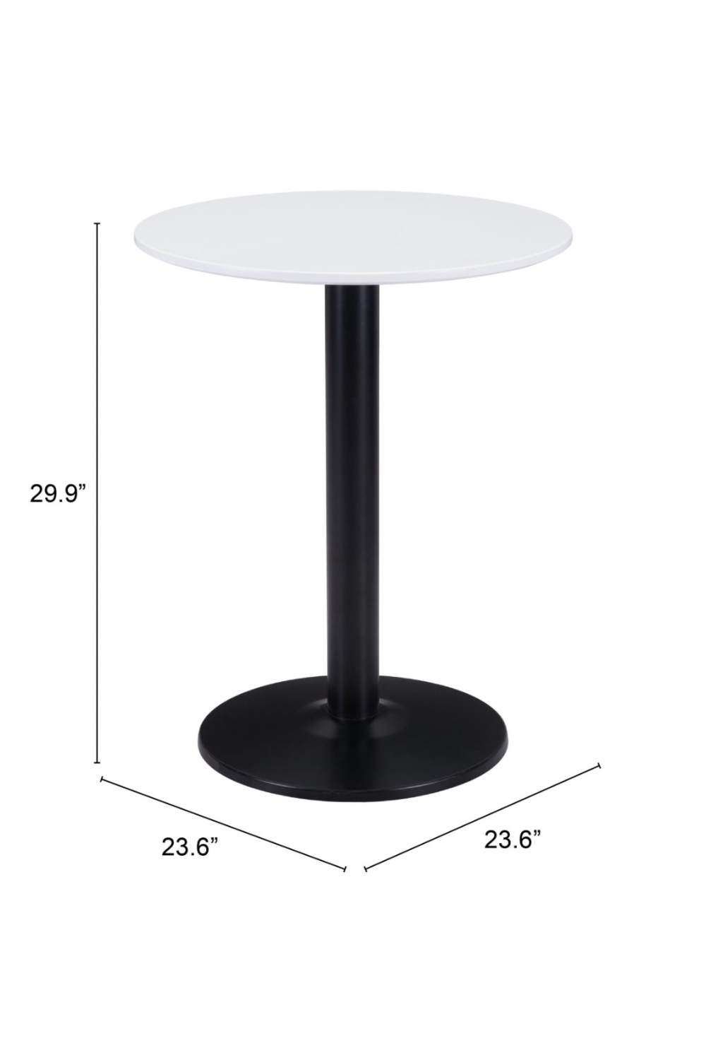   White Bistro Table | Oroa.com