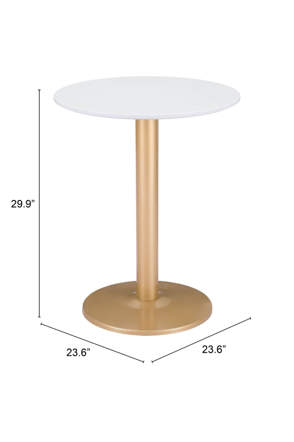   White Bistro Table | Oroa.com
