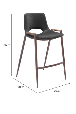   Leather Counter Stools (2) | Oroa.com
