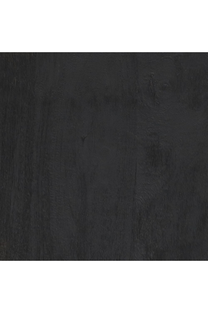   Black Wooden Hourglass Side Table | Oroa.com