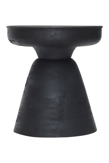   Black Mango Wood Side Table | Oroa.com