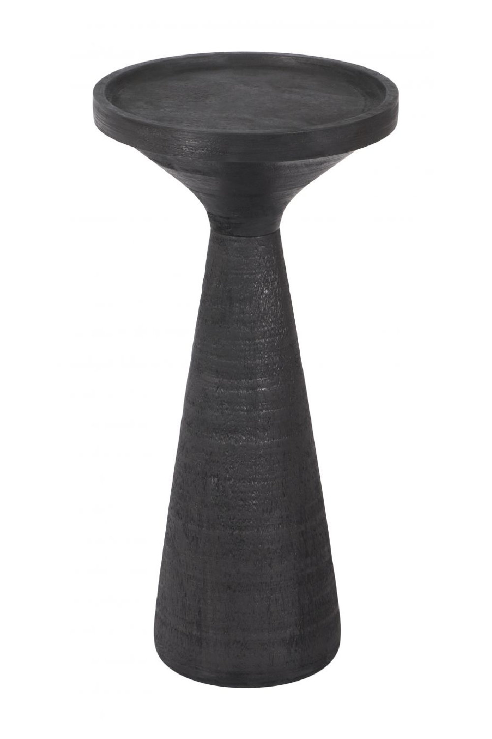   Black Minimalist Wooden Side Table | Oroa.com