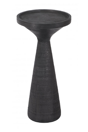   Black Minimalist Wooden Side Table | Oroa.com