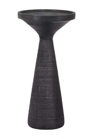   Black Minimalist Wooden Side Table | Oroa.com
